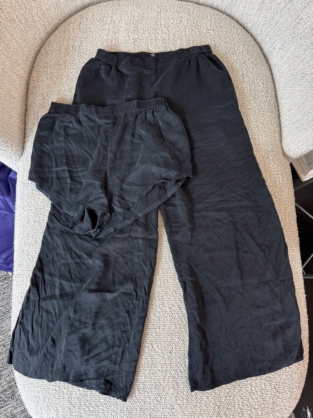 Quince 3 Piece Silk PJ Set - Picture 4 of 7